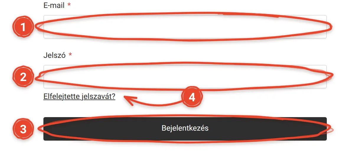 Hogyan lépek be az admin felületre? – képernyőkép